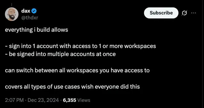 Multi Login X Post